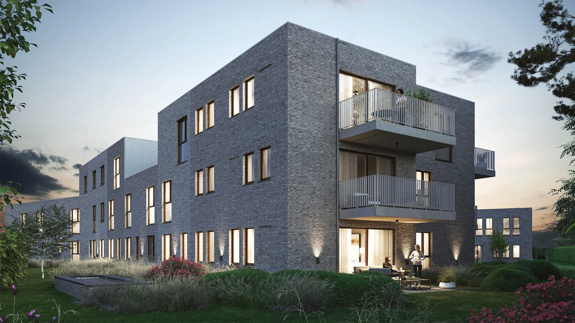 Nieuwbouwproject Monile is gelegen in Haren, vlakbij Brussel.